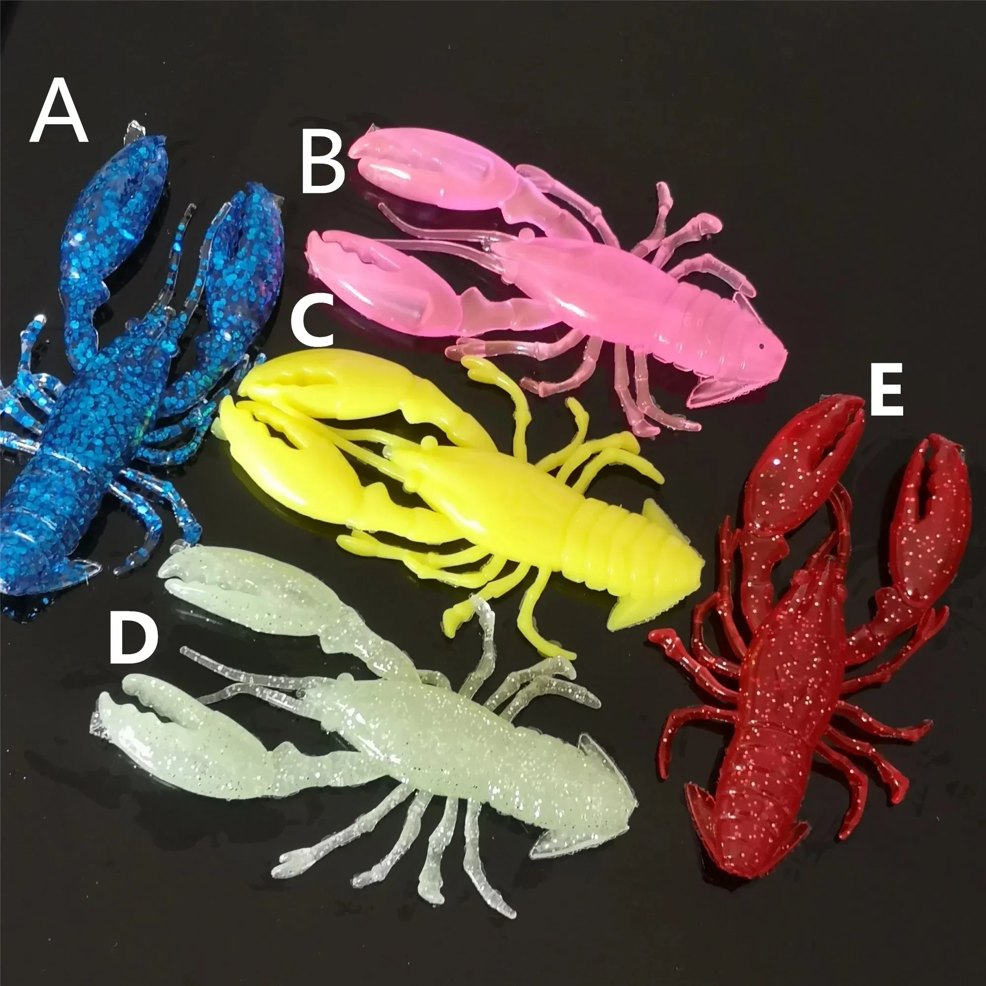 Señuelos blandos de pesca, 2 uds., 12,5g/90mm, cebos blandos flotantes de cangrejo, señuelo de plástico Swimbait Wobblers, Señuelos de Pesca artificiales - imagen 4