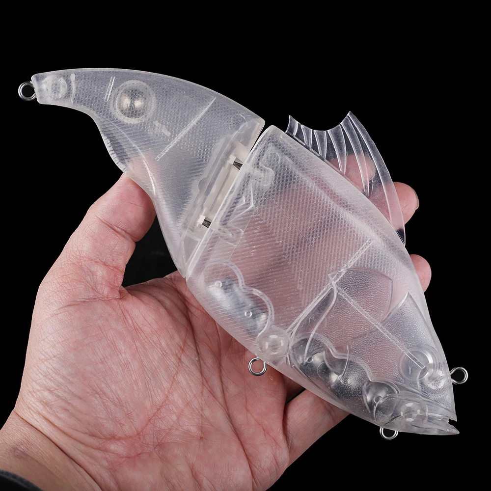 Chan'sHuang-señuelo de pesca Artificial, cebo en blanco sin pintar, 2 piezas, 200MM, 169G, 2 segmentos - imagen 5