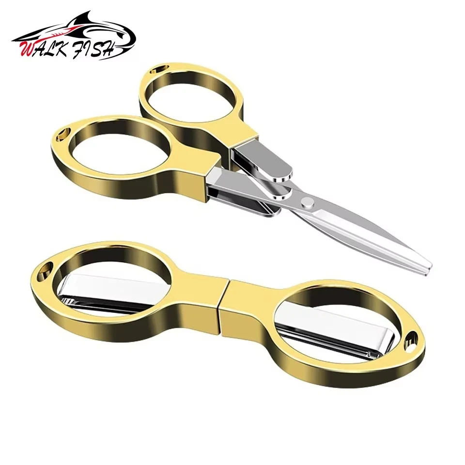 WALK FISH Tijeras de Pesca Inox – Pinza Plegable Cortador Línea - imagen 5