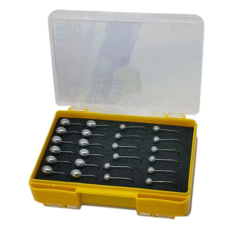 OUTKIT-cajas de aparejos de pesca de doble cara, señuelo de pesca, caja con cabezal de anzuelo, organizador, caja de almacenamiento de aparejos de cebo de pesca para cuchillas Spinner - imagen 3