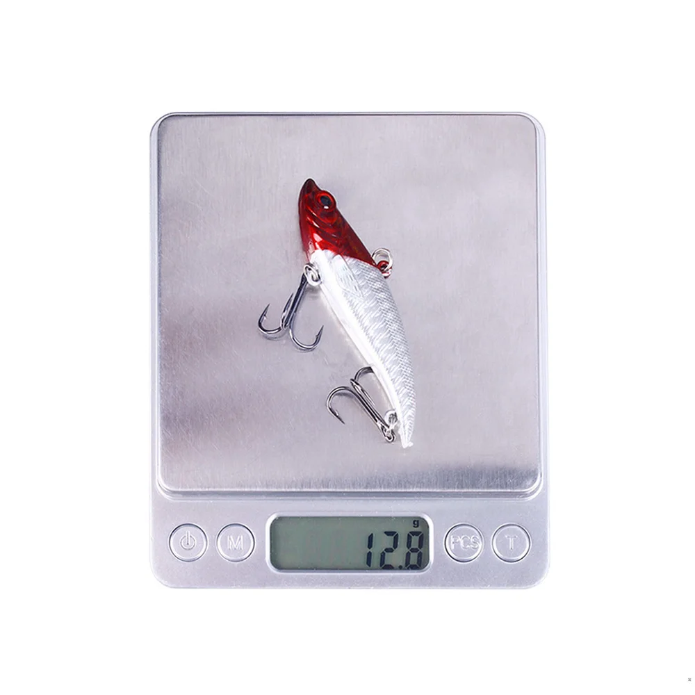 Señuelo de pesca con vibración VIB, cebo duro de plástico Wobbler Crankbait Artificial de invierno, 1 uds, 7,5 cm, 12,8g - imagen 3