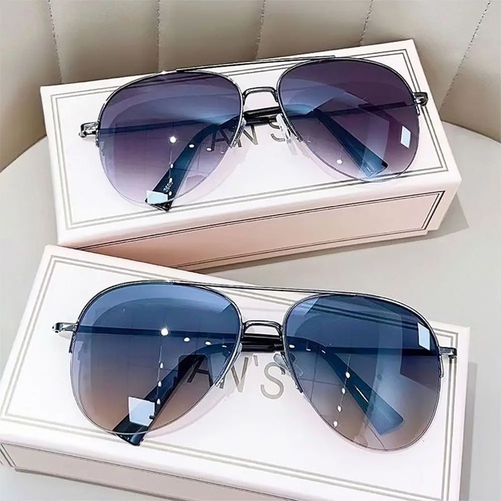 Gafas de sol UV400 marco grande degradado para conducción y ciclismo - imagen 2