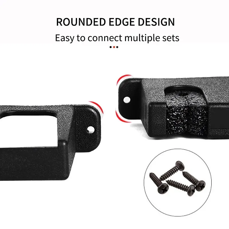 Estantes para caña de pescar, 2 uds., soporte Vertical para caña de pescar de pared, 6 cañas, soporte para caña de pescar ABS respetuoso con el espacio, herramienta de almacenamiento de montaje en pared para Pesca - imagen 4