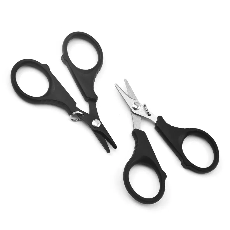 Alicates de tijera de pesca de acero inoxidable con revestimiento de titanio, cortador de línea trenzada de PE, accesorios de herramientas de pesca de carpa - imagen 5
