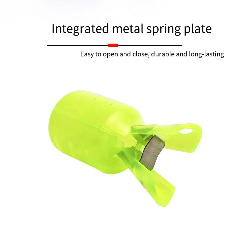 10 Uds. Protector de anzuelo de calamar de plástico ABS, plantillas de pesca, cubiertas de señuelos, ganchos, tapas de seguridad, herramientas de pesca para amantes de la pesca, talla S L - imagen 4