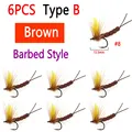 6pcs TypeB Brown