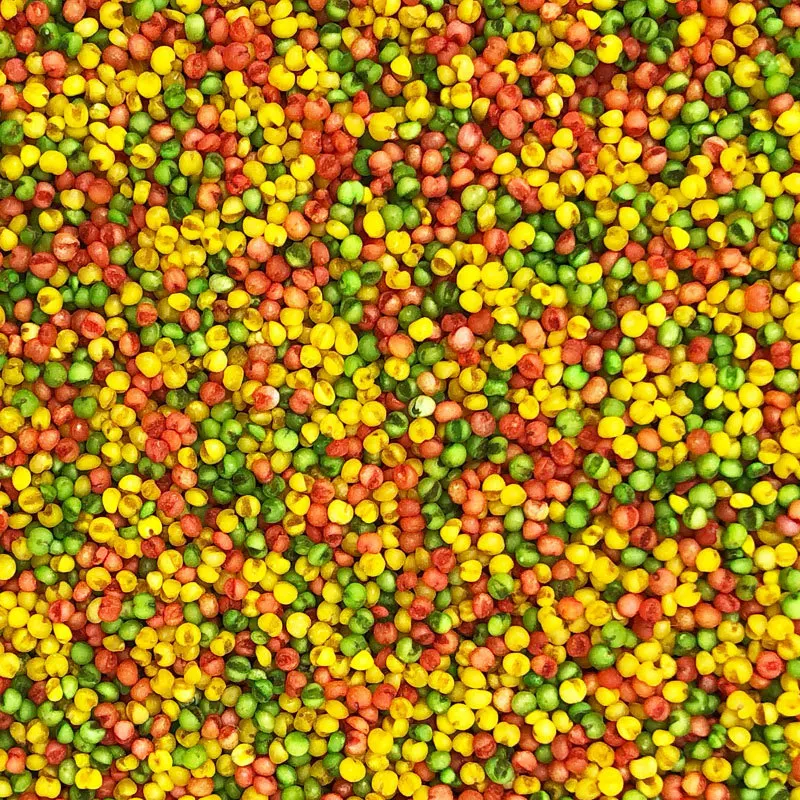 Señuelo de pesca de Color, Material de nido de arroz, vino, pesca de arroz, Veta de arroz de tres colores, Material de nido inferior de grano, cebo de mijo - imagen 3