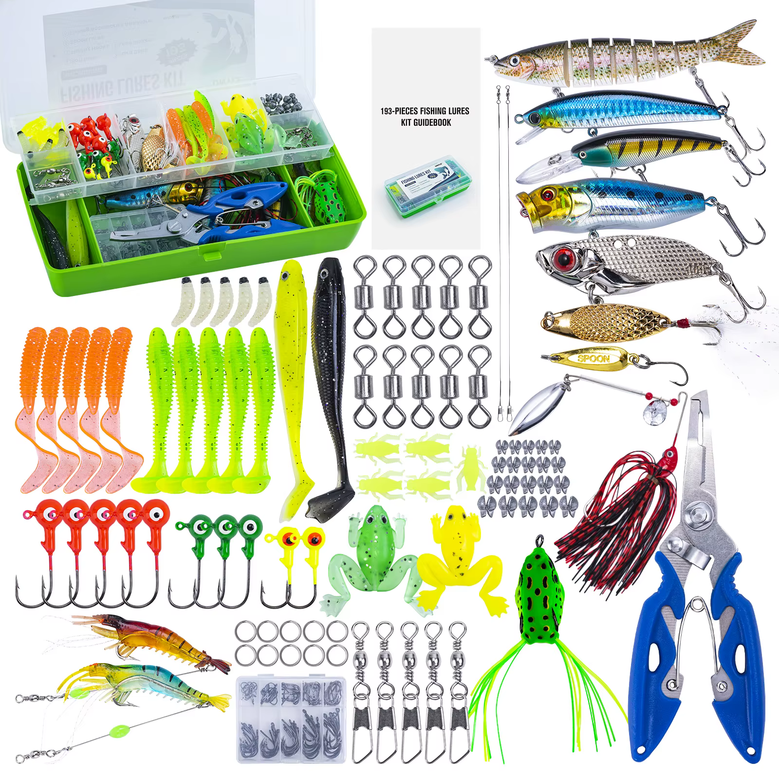 Kit de señuelos de pesca 193 piezas