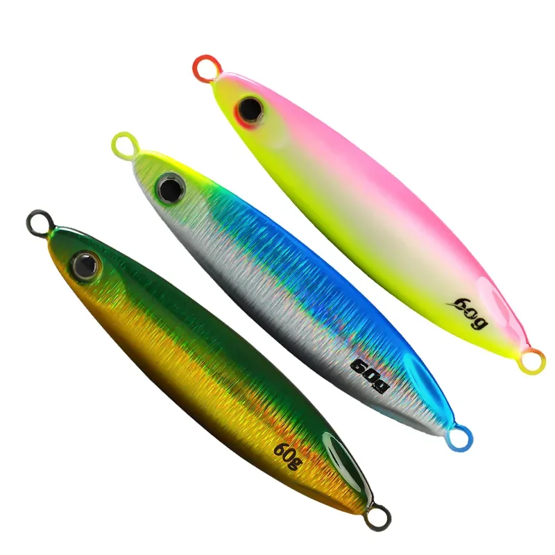 TAIYU, 60g, anzuelo de pesca de metal, Señuelos de Pesca, Señuelos de Pesca, cebo duro, luminoso y artificial - imagen 5