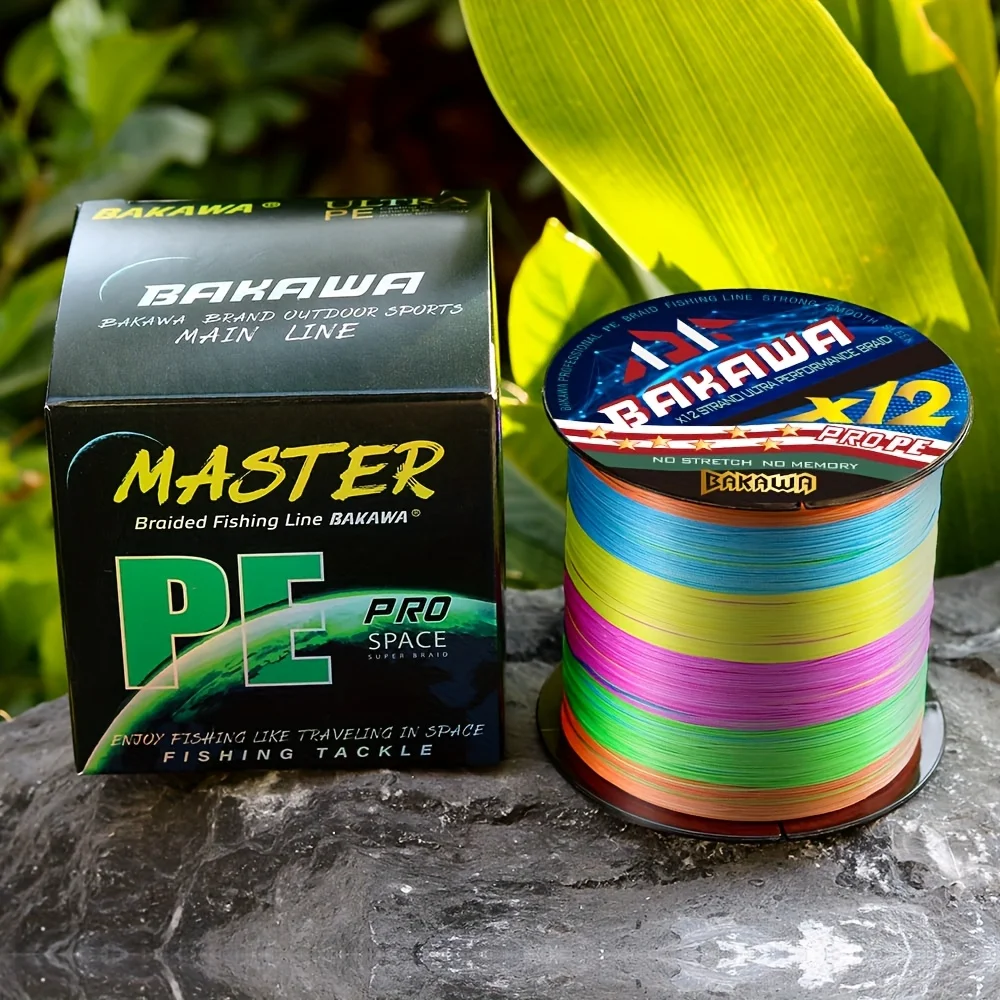 BAKAWA-sedal de pesca trenzado de 12 hebras, 300M, multifilamento japonés, productos, equipo de pesca de carpa, accesorios de pesca - imagen 4