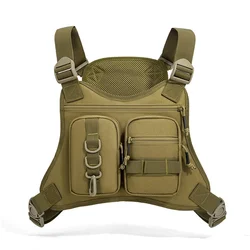 Chaleco Táctico de Pesca Multibolsillos con Sistema Molle