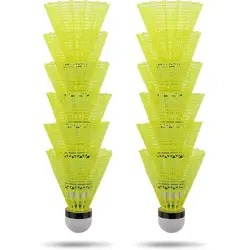 Volantes de nailon para bádminton – Resistentes para entrenamiento en interior