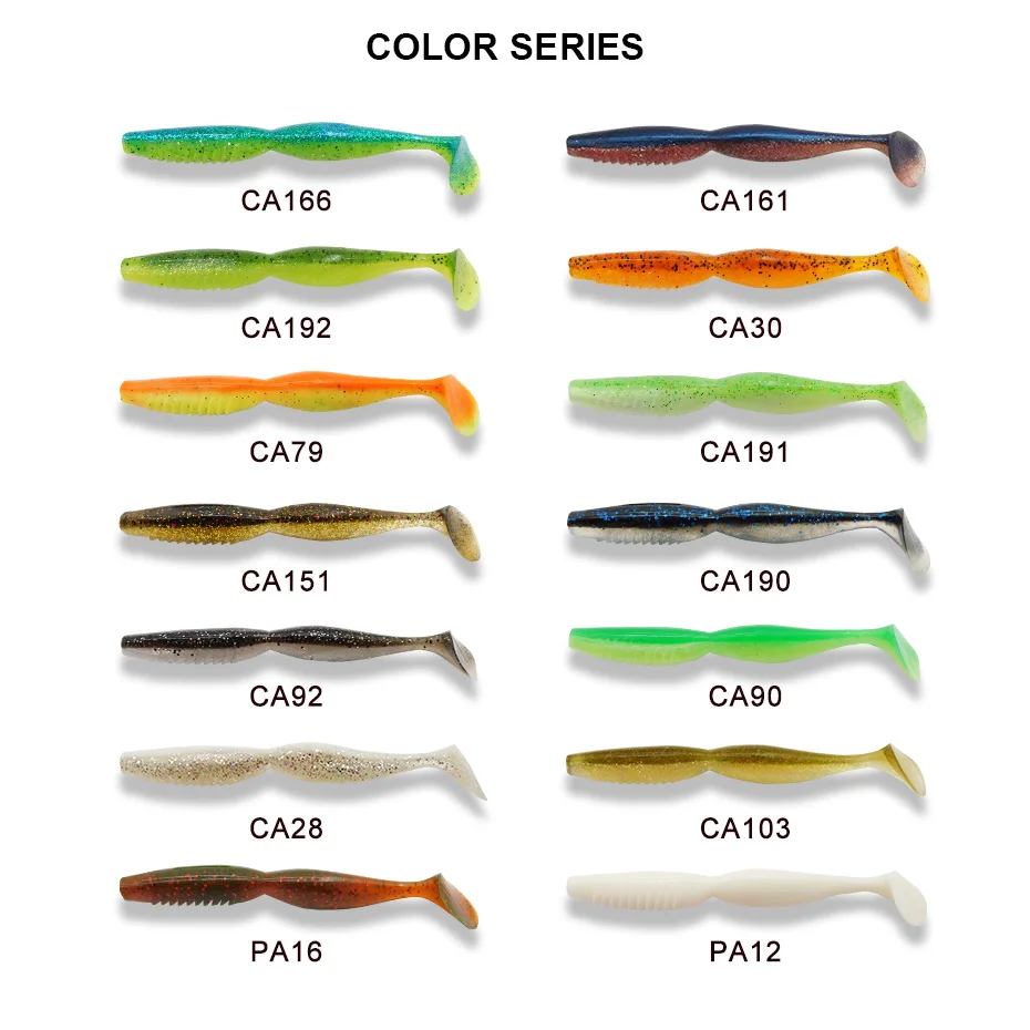 Señuelo de pesca KESFISHING, cebo suave de doble Color, Spiner Shad, cebo de silicona Artificial de 5 "para lubina, aceite de pesca con sales - imagen 3