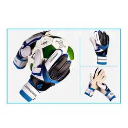 Guantes de fútbol resistentes al desgaste, antideslizantes, excelentes guantes de entrenamiento de portero, guantes de entrenamiento de fútbol coloridos de látex grueso