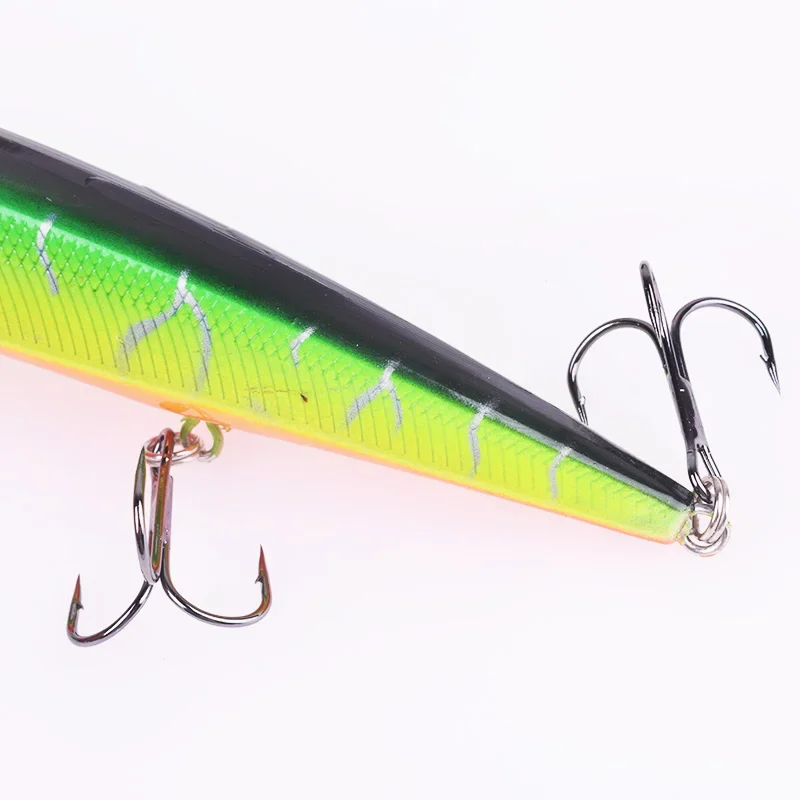Señuelo Minnow flotante Crankbait para lubina con acción - imagen 4