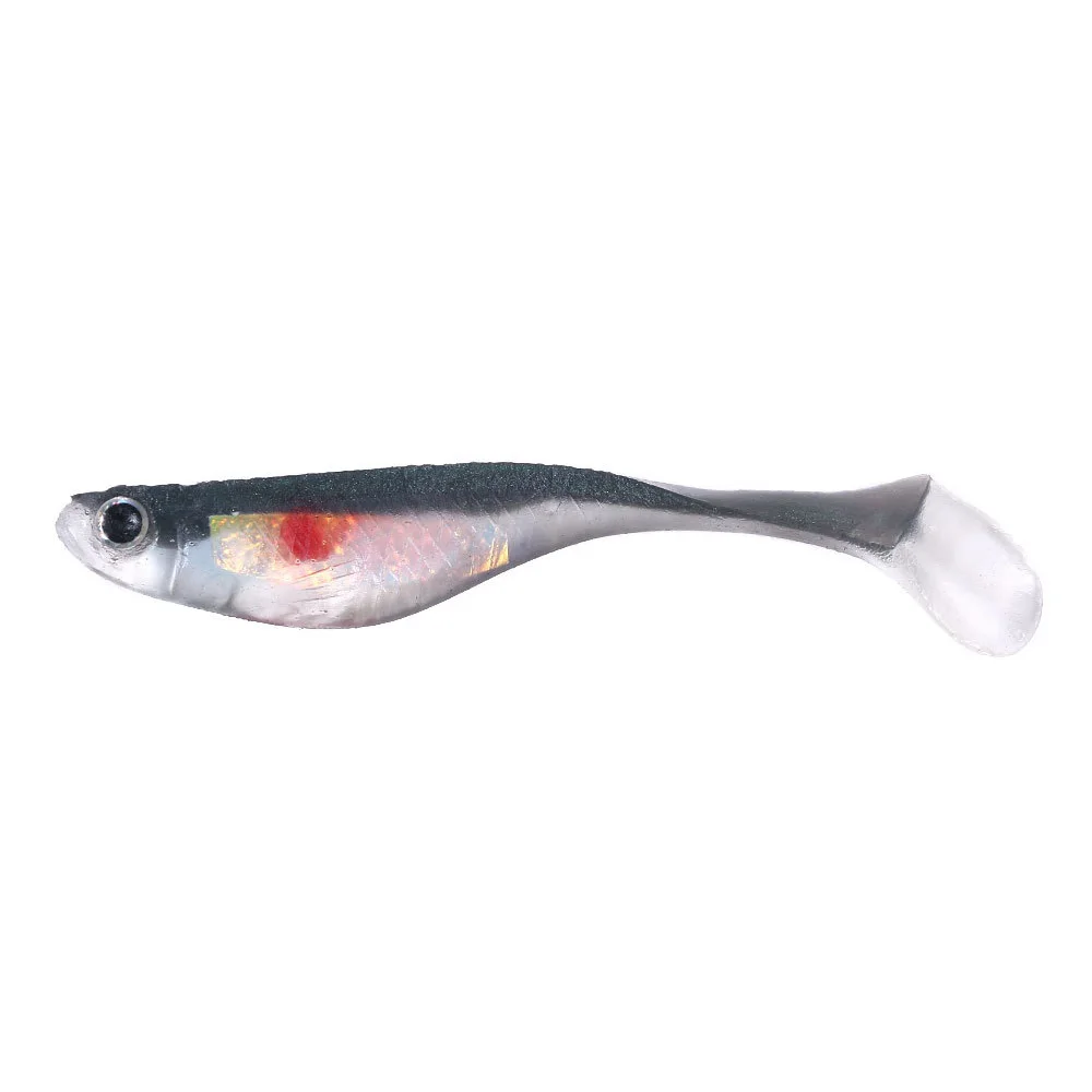 5 uds Softbait 8,8 cm/5g pesca de agua dulce salada señuelos blandos gusanos de pececillo de silicona Wobblers cebo Artificial aparejos de lubina plantillas - imagen 5