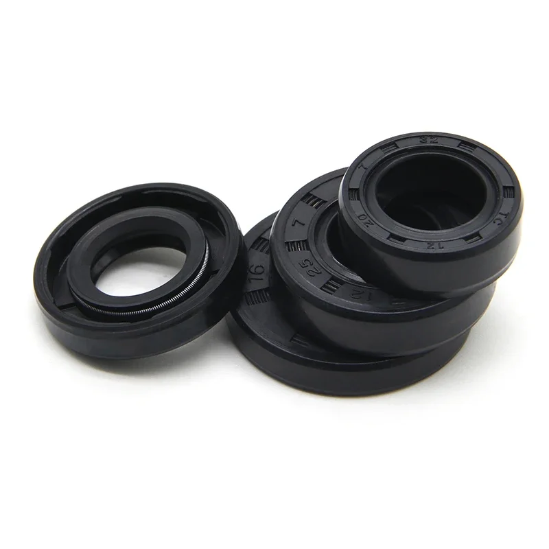 Sello de aceite del eje de goma de nitrilo, ID 12mm, TC-12 x 19/20/21/22/23/24/25/26/28/30/32/35x5/6/7/8 eje de goma de nitrilo, labio doble, 10mm - imagen 3