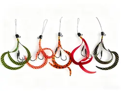 Peche Tai Kabura con faldas silicona y ganchos gemelos asistidos