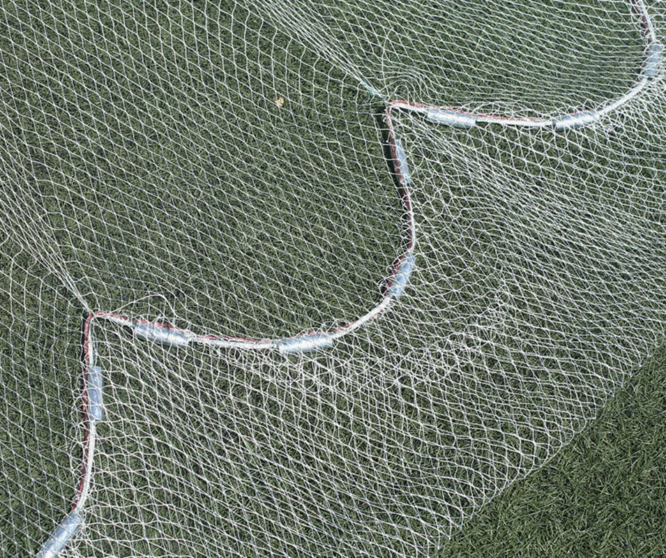 Lawaia-Red de fundición tradicional, hilo de nailon blanco, colgante de acero de hierro, peso, redes de pesca para lanzar a mano, Red de aterrizaje, captura de peces - imagen 2