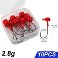 2.8g rojo 10 piezas