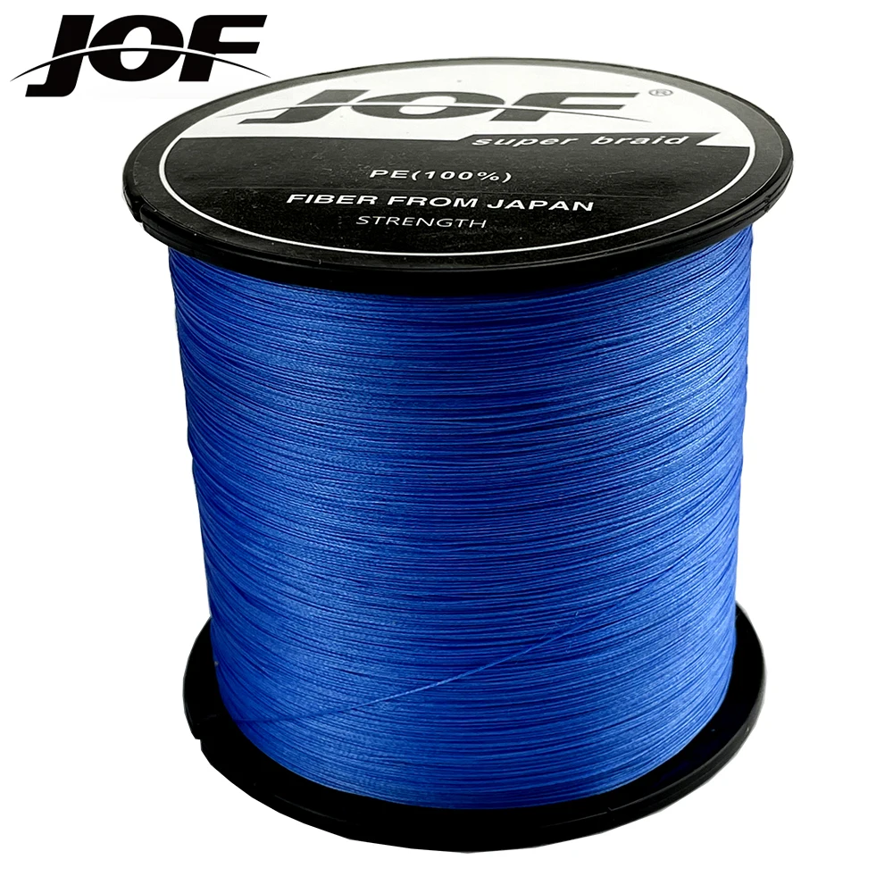 JOF-sedal de pesca superfuerte, 1000/500/300/M, 8 hebras, 4 hebras, PE, trenzado, multifilamento, Japón, Multicolor - imagen 4