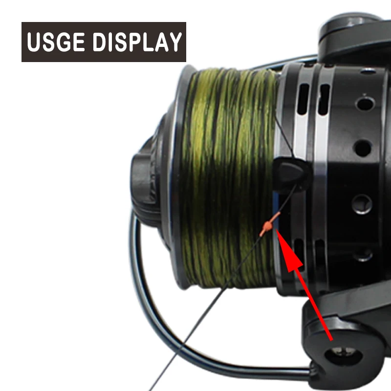 Línea de marcador elástica para pesca de carpa, aparejos para el pelo de carpa, dos colores, accesorios para hacer aparejos alimentadores, 20m - imagen 4