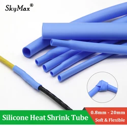 Tubo termocontraíble silicona azul pesca – Aislante cables embarcación