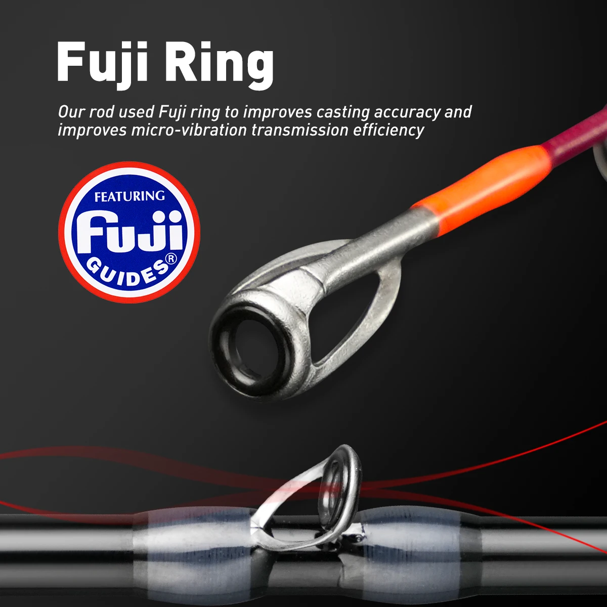 Caña de pescar Johncoo para fundición, caña de jigging de 1,7 m ml, caña de jigging potente, punta de titanio, cola de goma, barra de bote de pulpo - imagen 4