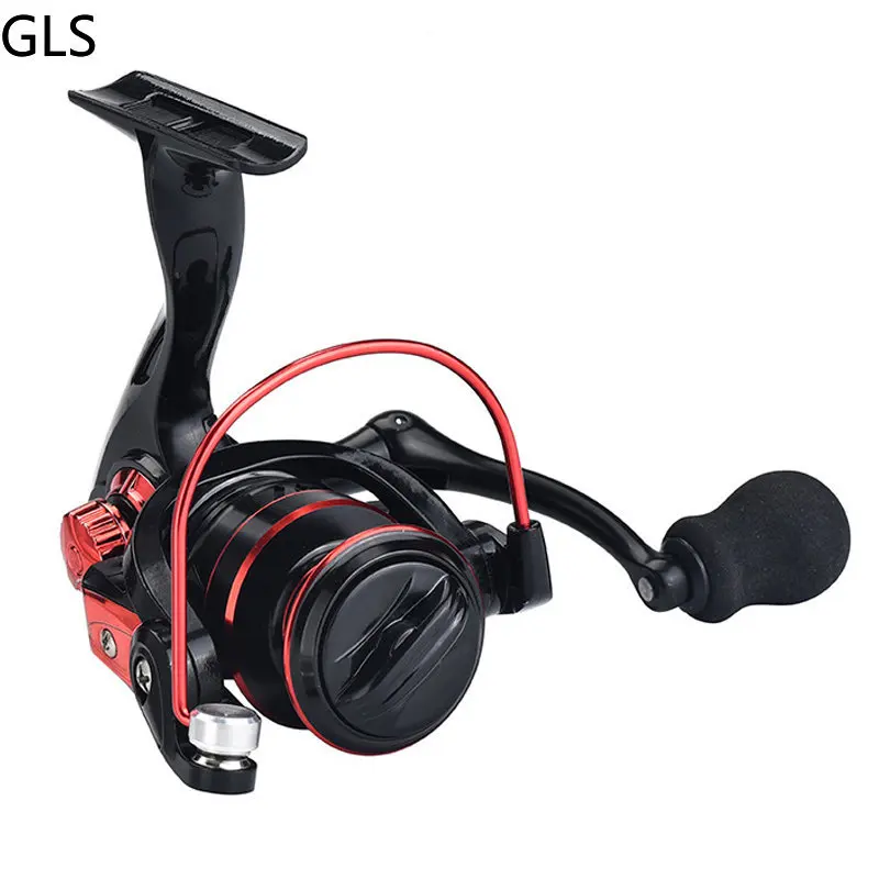GLS-carrete de pesca de Metal resistente a la corrosión, rueda giratoria, potente, arrastre máximo de 10kg, 1000-7000 - imagen 4