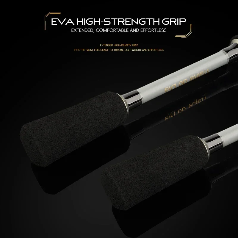 Mavllos Scout Bass-caña giratoria de 7-17lb, señuelo de 5-22g, punta rápida, 2 secciones, caña de pescar de trucha de agua salada de carbono ligero - imagen 5