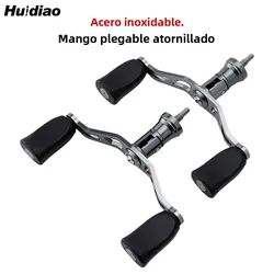 Mango Atornillable Huidiao - Acero Inoxidable para Carrete Giratorio