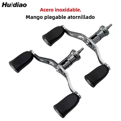 Mango Atornillable Huidiao - Acero Inoxidable para Carrete Giratorio