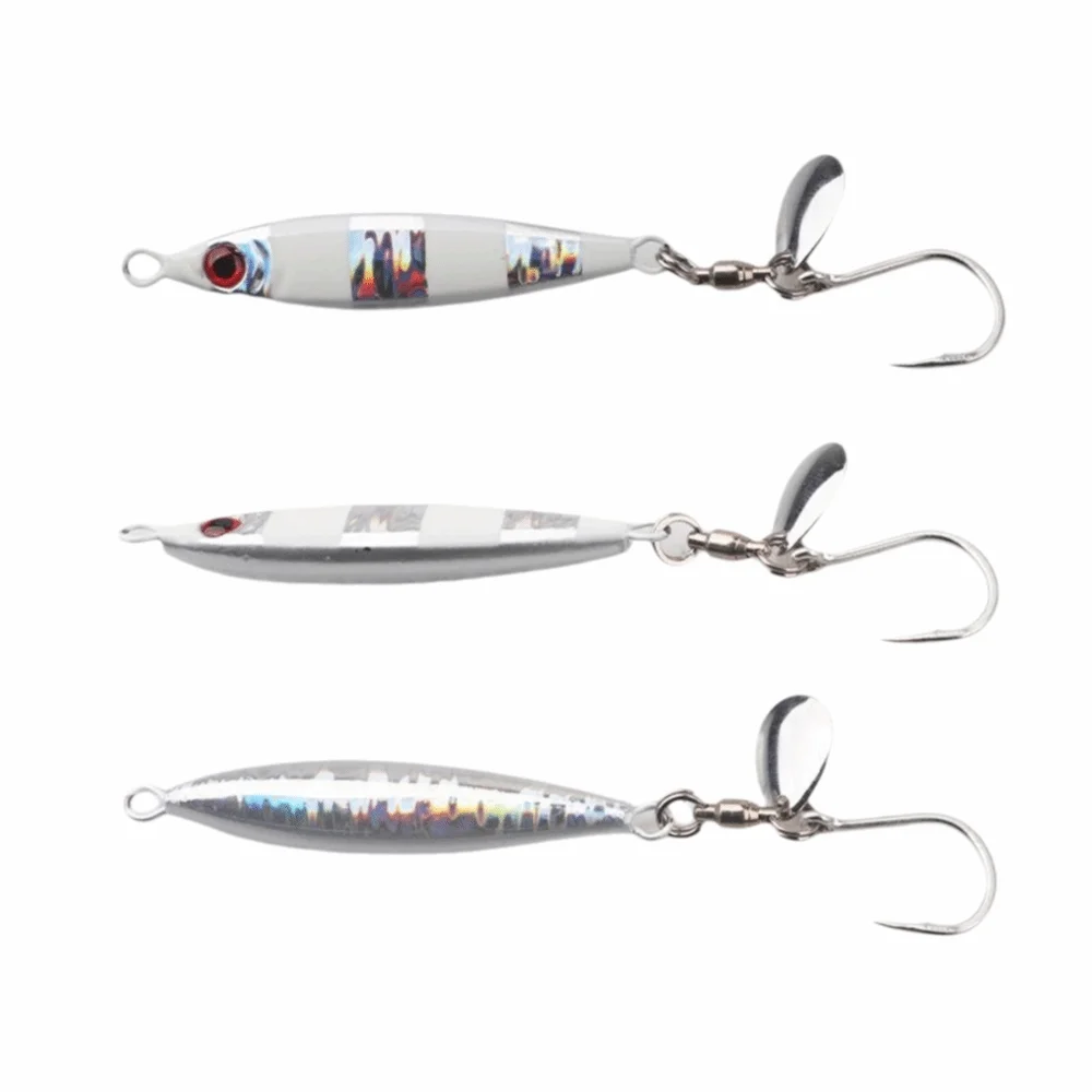 Shore Jig Fosforescente Profesional Señuelo metálico para spinning