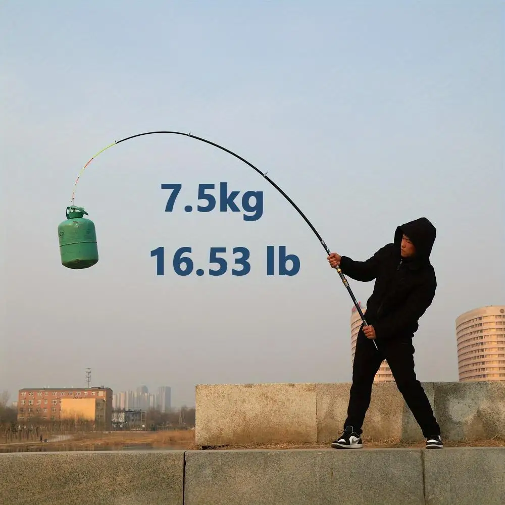 Nueva caña giratoria telescópica multifunción de 2,1 m-3,6 m, caña de lanzamiento ultraligera de largo alcance de alta calidad para peces grandes - imagen 5