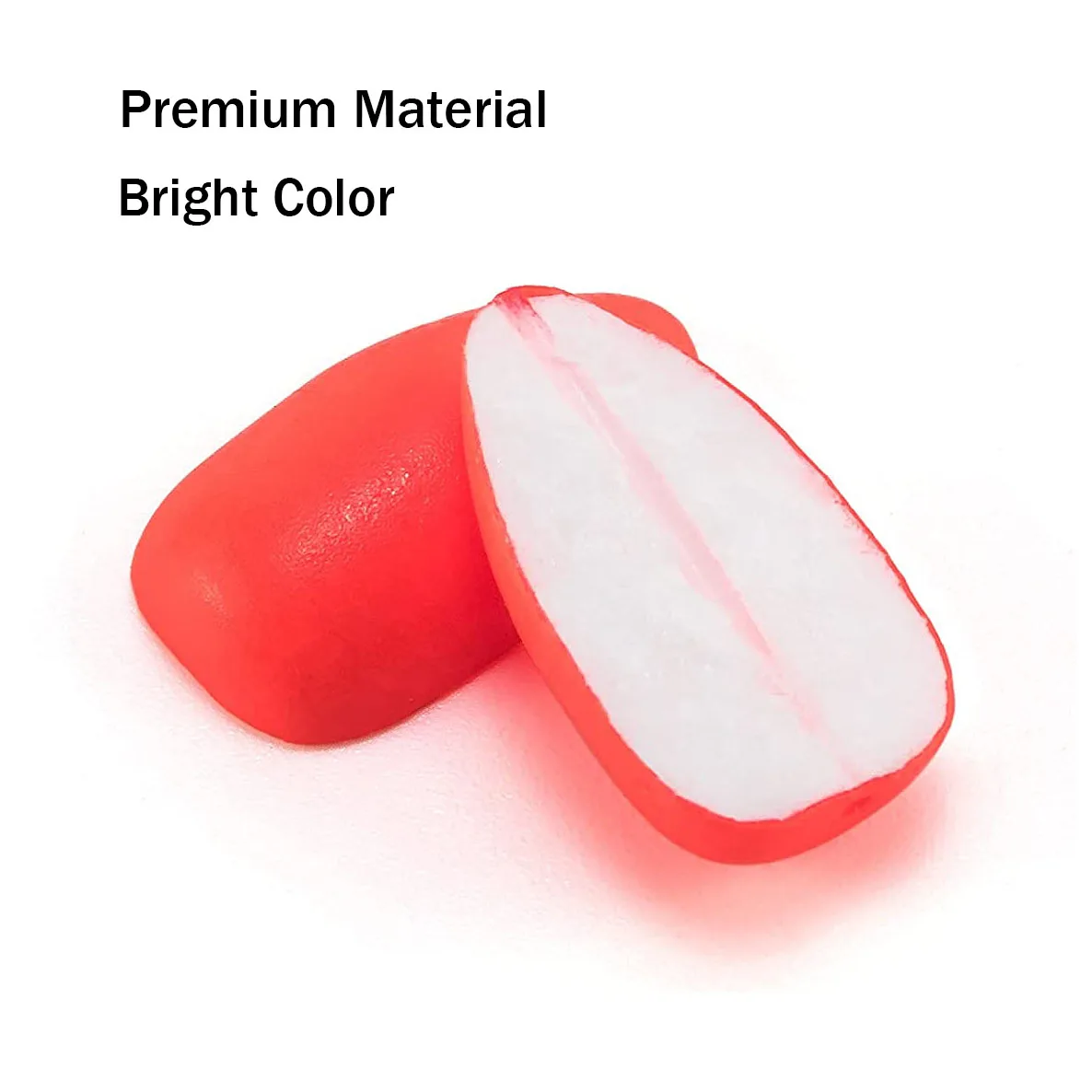 10 Uds flotador de espuma de pesca boyas Bobber balas corchos ovalados, trucha Walleye Pompano flotadores indicador de pesca con mosca aparejos de pesca - imagen 5