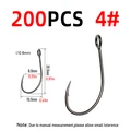 200pcs size 4