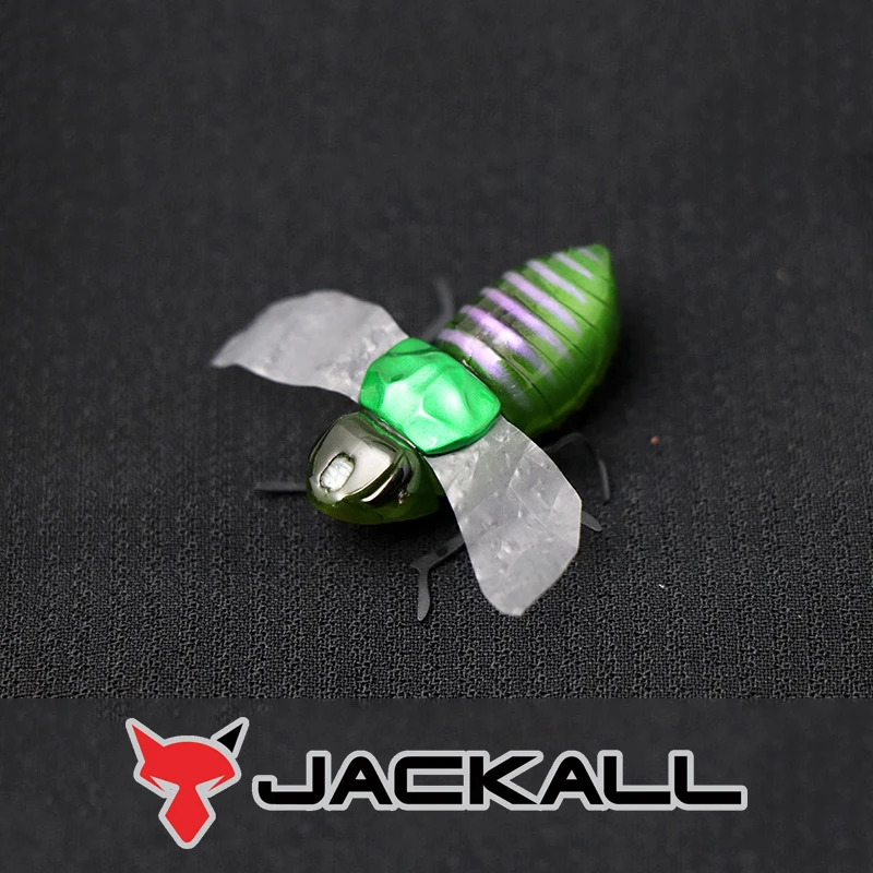 Japón Jackall señuelo superficie de pesca insecto simulación cebo falso BUGDOG Micromatter abeja flotante 3,1g cebo - imagen 3