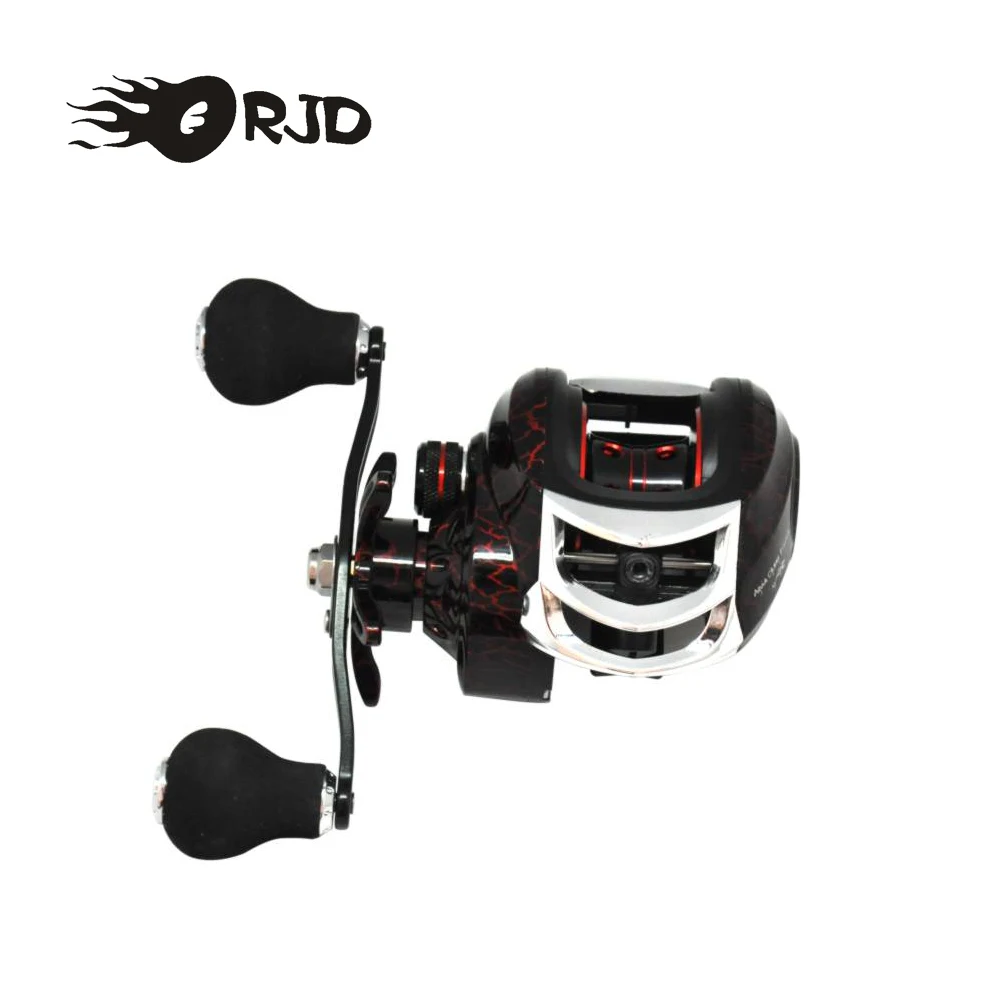 ORJD Baitcasting Carrete metálico velocidad alta agua salada y dulce