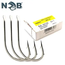 NGB 421N Anzuelos Redondos de Acero al Carbono – Tamaños 1 a 10