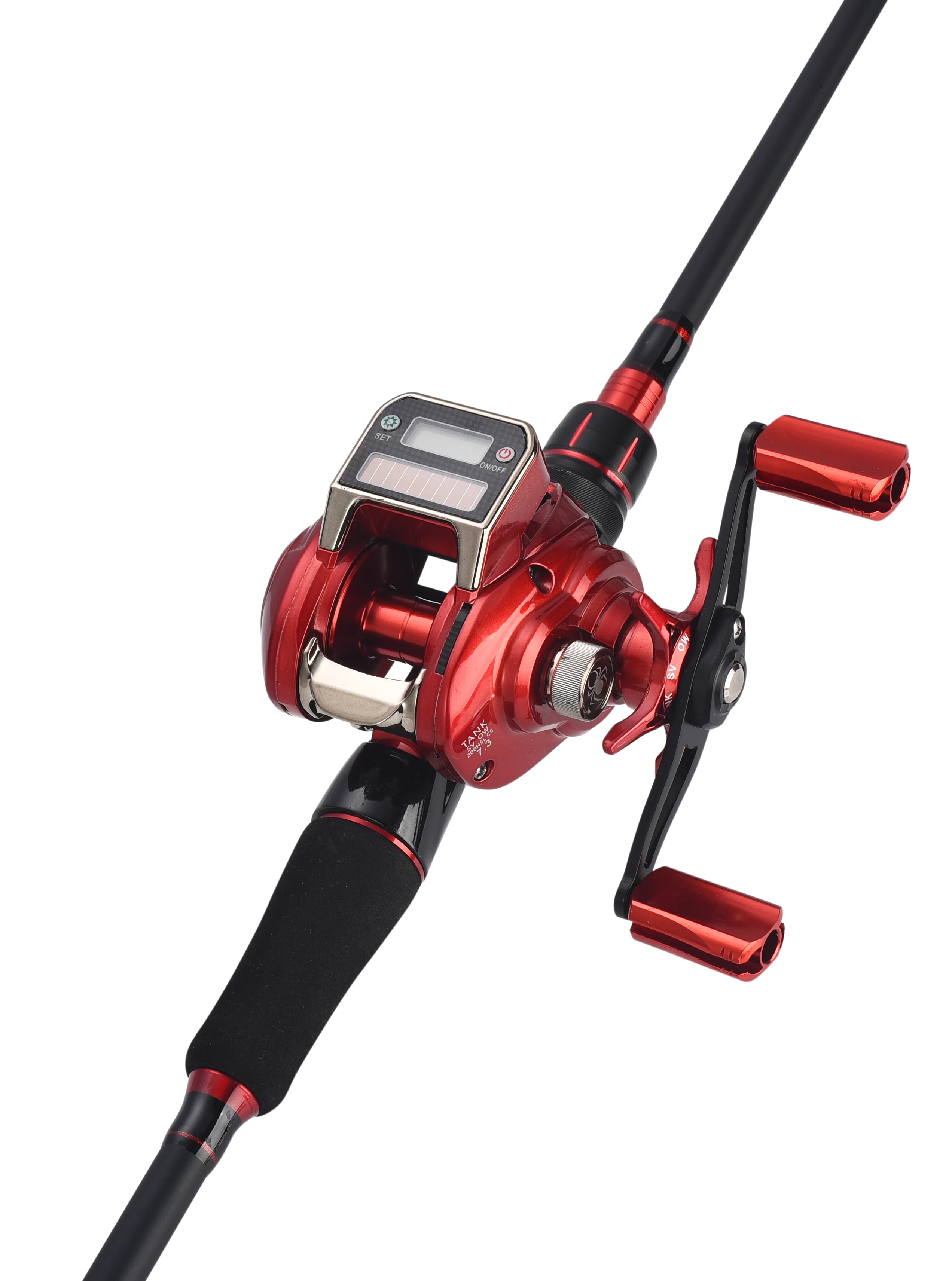 Carrete de Baitcasting con sistema de freno magnético Pesca ultraligera Alta velocidad 7,5: 1 Relación de engranaje 19 + 1BB Serie 2 Nuevo - imagen 5