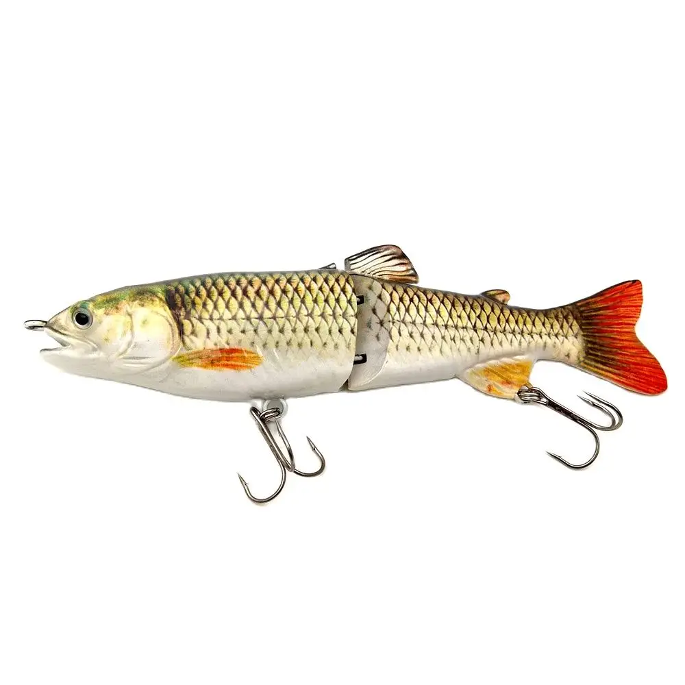 WaterBOY-señuelo de pesca Swimbait Glide S, 18cm, 68g, 2 segmentos, multiarticulado, trucha, agua dulce, fregadero lento, cebo para peces - imagen 5