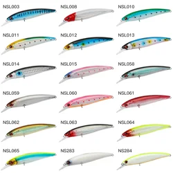 NOEBY Minnow Jerkbait flotante – Señuelo duro para lubina y bonito