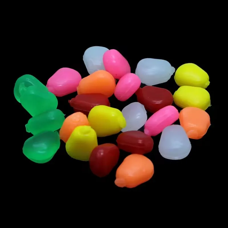 100 Uds. Cebo suave de silicona con olor a maíz, cebo flotante para pesca de carpa y maíz con olor a crema de cebos de goma Artificial - imagen 4