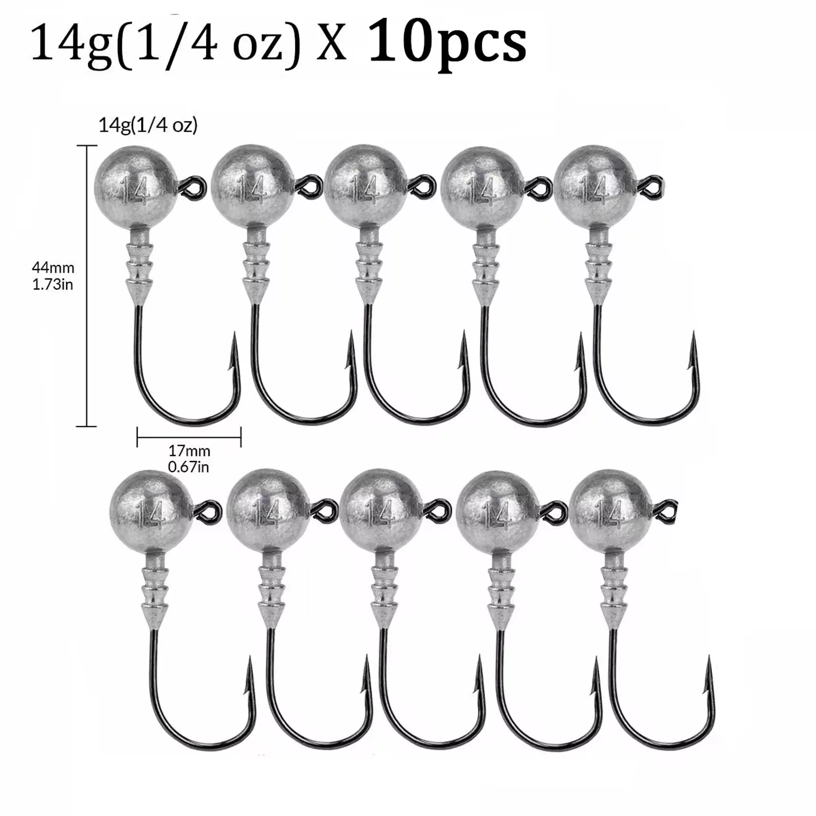 10pcs 14g