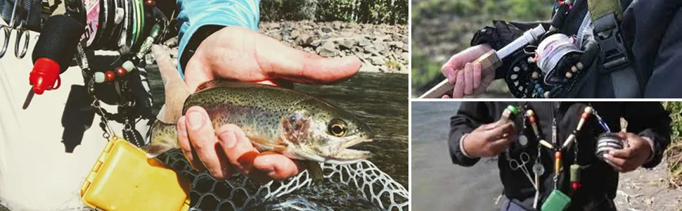 Una persona sosteniendo un pez en la red
