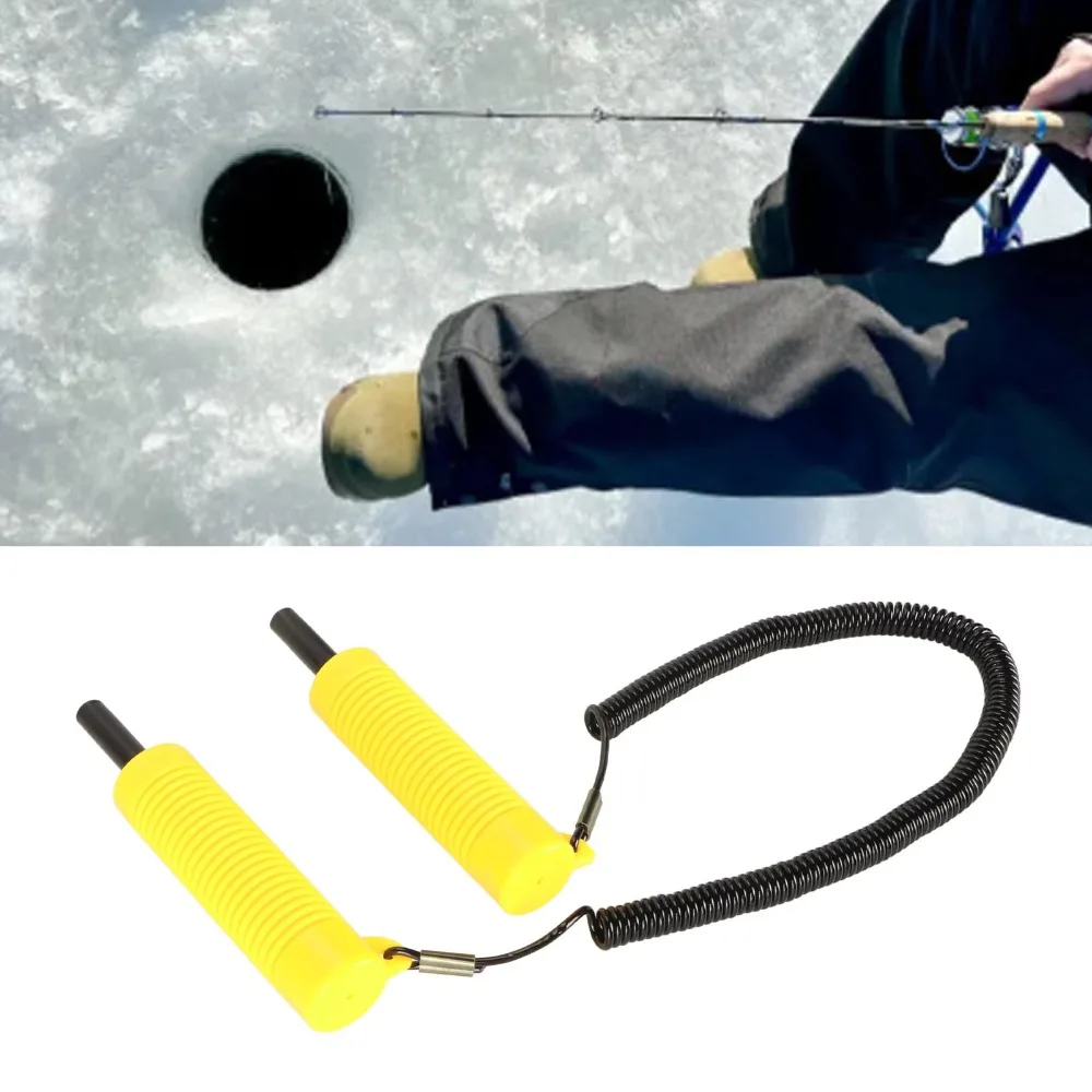 Picador hielo retráctil con silbato emergencia – Agarre cómodo pesca - imagen 4