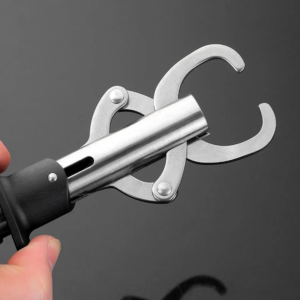 WALK FISH-dispositivo de abrazadera de Control de peces, soporte de agarre de pesca de acero inoxidable, alicate de agarre con regla de báscula de peso, herramienta, Clip de pesca - imagen 5