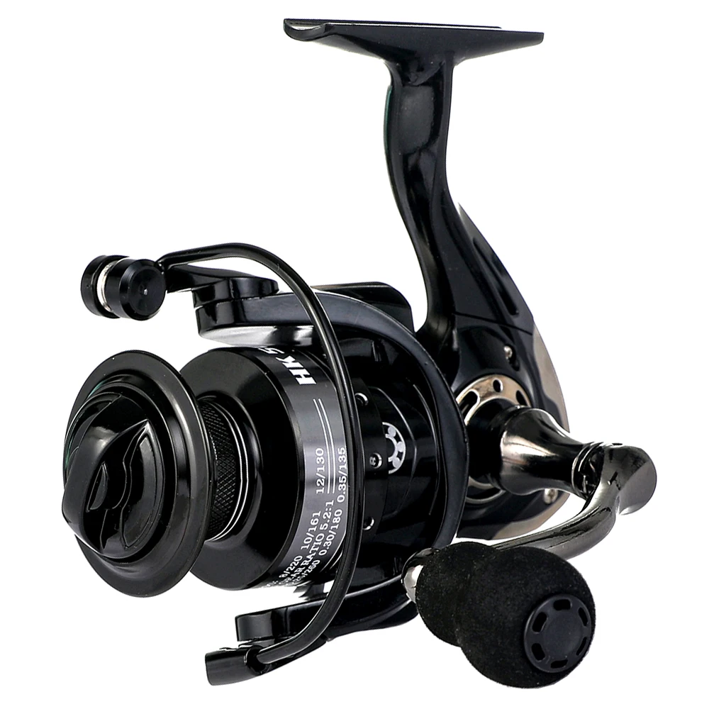 Carrete de pesca giratorio con indicación de alarma de mordida de pescado, arrastre frontal de 8KG, 2000: 1, 3000, 4000, 5000, 6000, 7000, 5,2 - imagen 3