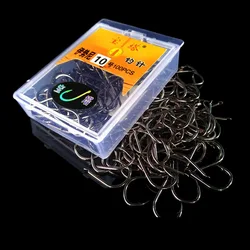 Anzuelos Circulares Acero Carbono – Circle Hook Alta Resistencia para Lubina