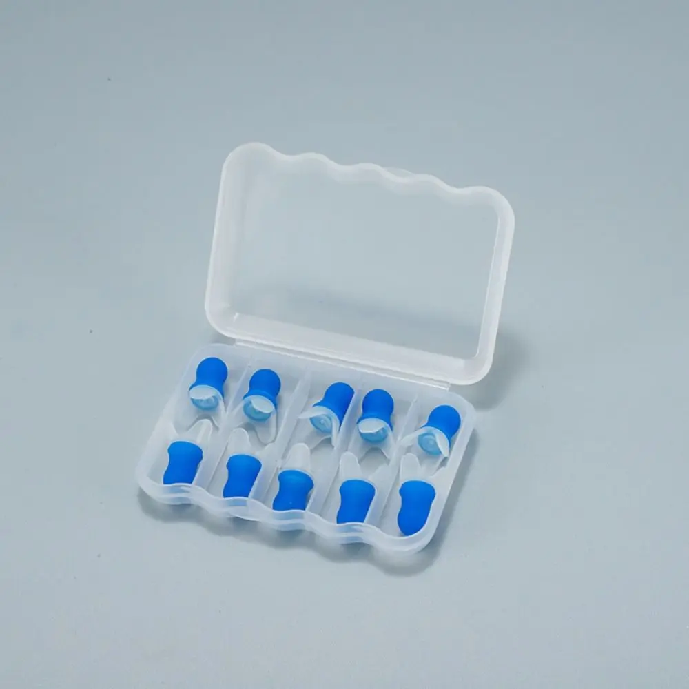 Tapones para los oídos de silicona para vuelo, 5 pares, reducción de ruido, ecualización de presión, tapones para los oídos para dormir, reutilizables, cancelación de ruido, tapones para los oídos para avión - imagen 2